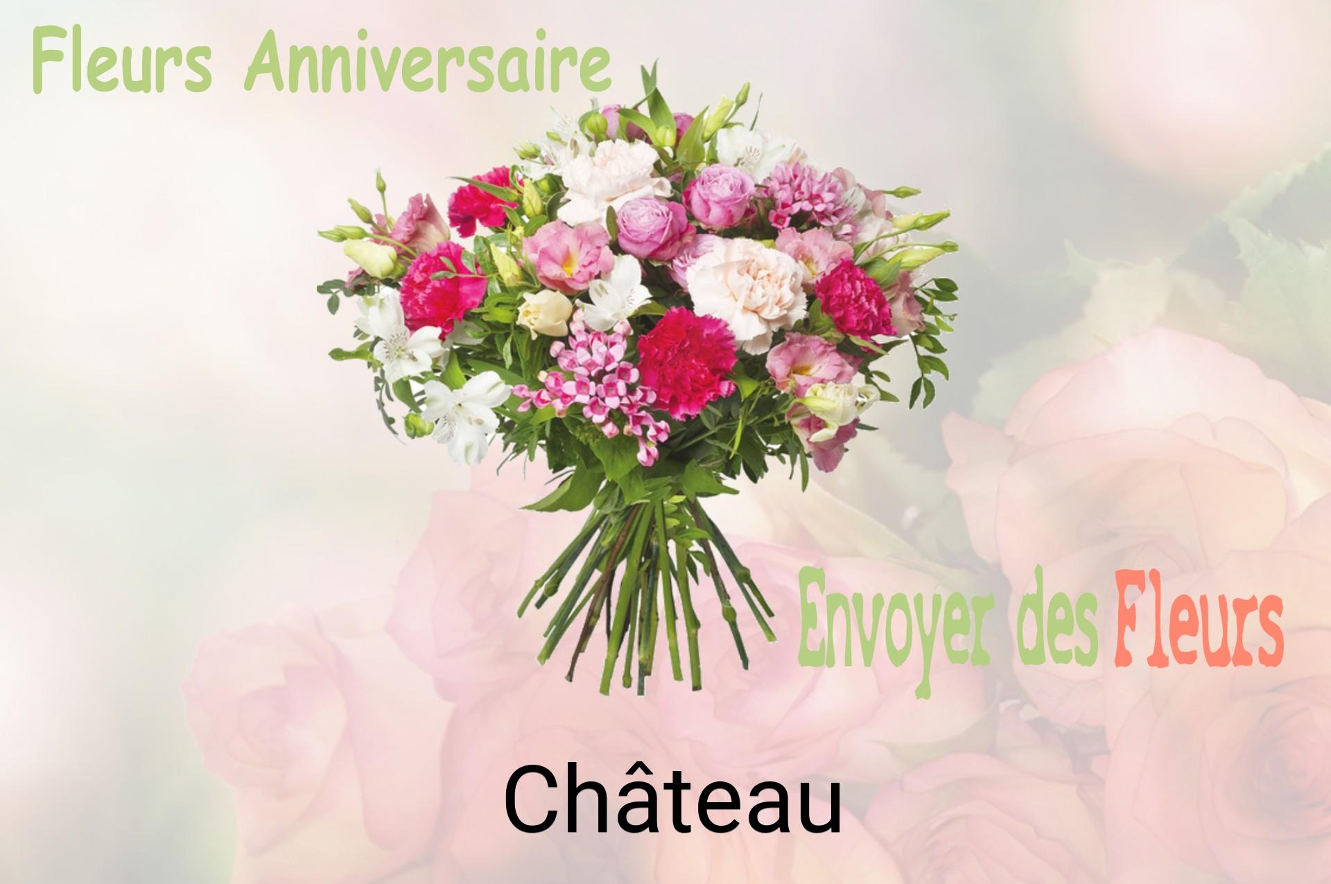 Bouquet de fleurs d’anniversaire livré à Château